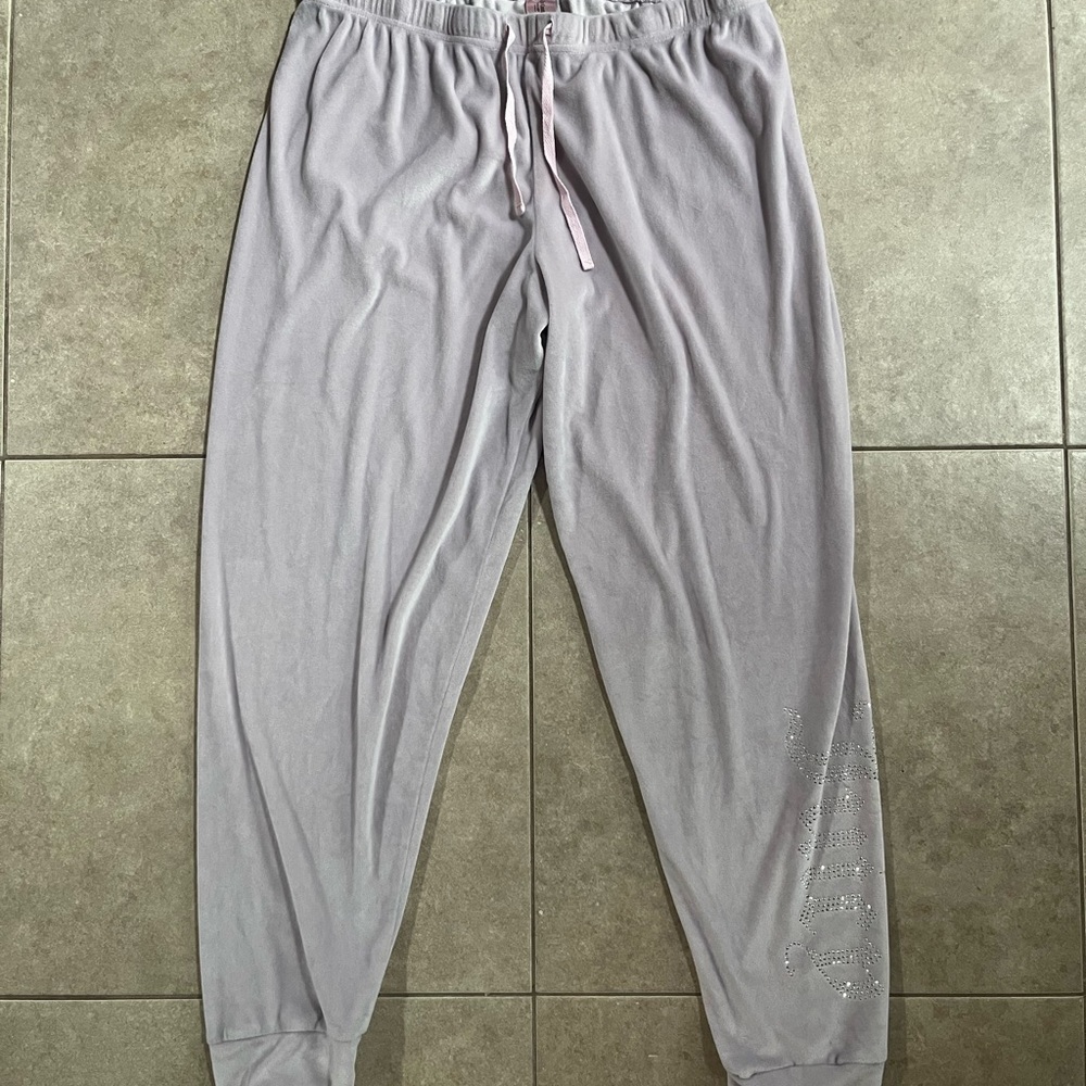 Juicy Couture Sleepwear Pajama Bottoms Loungewear Size Large Velvet
